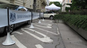British Embassy Vienna makes use of Tigrox to manage outdoor visitor parking areas