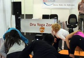 Dru Yoga Zone - photo courtesy of UK Health Radio