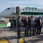Inauguration of Alitalia at Montpelier Airport, with Tigrox