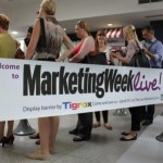 Tigrox in use at Marketing Week Live! 2012 to facilitate registration queue footfall.